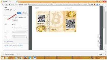 how to create a paper bitcoin wallet